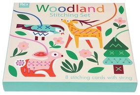 Kreatívna súprava Stitching set Woodland – Rex London