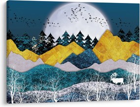 Obraz - Polárna krajina (70x50 cm)