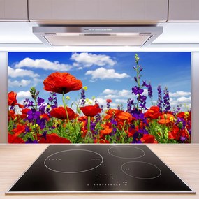 Nástenný panel  Tulipány rastlina 120x60 cm