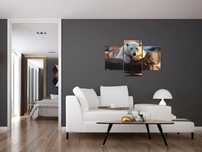 Obraz - Medveď ľadový (90x60 cm)