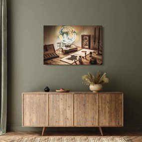 Obraz - cestovateľský stôl (90x60 cm)