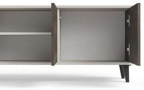 TV skrinka Random 200 cm kašmír/orech