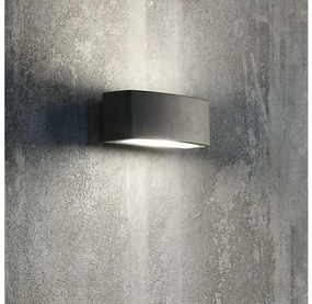 Ideal Lux - Vonkajšie nástenné svietidlo ANDROMEDA 1xE27/60W/230V IP55 čierna