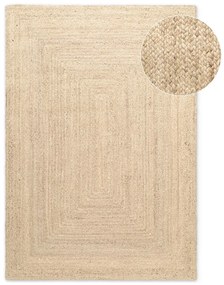 Obojstranný/ručne tkaný jutový koberec vo svetloprírodnej farbe 160x230 cm Sharmila Natural White – Hanse Home