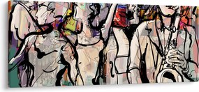 Obraz - Jazzová noc (120x50 cm)
