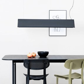 Závesné LED svetlo Ludovico Surface 115 cm, čierna