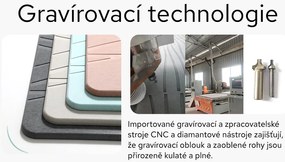 Bezdoteku Kremelinová predložka do kúpeľne červená 60x39