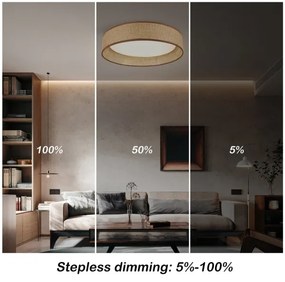 Immax NEO 07288L - LED+CCT stmievateľné stropné svietidlo LONA 36W/230V pr. 45,5 cm+ DO