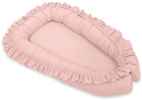 INTERMEDIC SK Hniezdo pre bábätko s volánikom - Pastel Pink