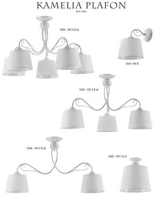 Jupiter 1348 - KM 2 PB - Stropné svietidlo KAMELIA 2xE27/60W/230V