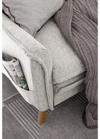 Béžová rozkladacia rohová pohovka (ľavý roh) Charming Charlie – Miuform