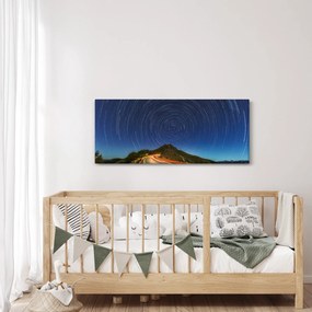 Obraz rotujúcich hviezd (120x50 cm)