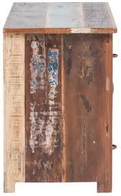 furniture-nabytek.cz - Masívna pod umývadlová skrinka Sumana z recyklovaného dreva, lakovaná, hnedá – 130×50×75 cm