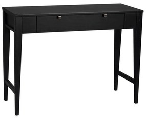 Čierny dubový konzolový stolík Rowico Fulla