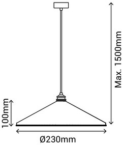 Biele závesné svietidlo SULION Elena, výška 150 cm