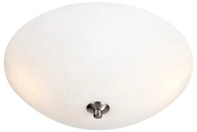 Biele stropné svietidlo so skleneným tienidlom ø 43 cm Polar – Markslöjd