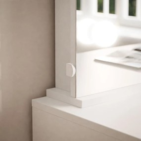 KOZMETICKÉ ZRKADLO VALENTINA BIELE 110 x 67 cm ELITE 2