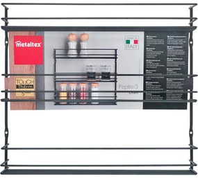 Nástenný organizér na koreničky z nehrdzavejúcej ocele Pepito – Metaltex