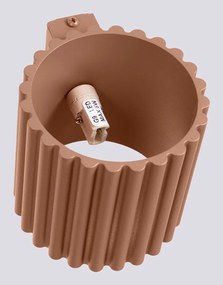 Svetlohnedé nástenné svietidlo ø 10 cm Zora – Sollux