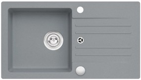 ALVEUS CZ CORTINA 140 - 81 betón (750x420mm) sifon jednoduchý + záslepka