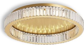 Toolight Toolight, stropné svietidlo 60cm, 36W, 4000K, 1680lm, APP1724-C, zlatá matná, OSW-09305