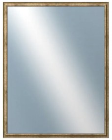 DANTIK - Zrkadlo v rámu, rozmer s rámom 70x90 cm z lišty TRITON biely bronz (2140)