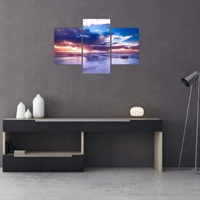 Obraz - Západ slnka pri mori (90x60 cm)