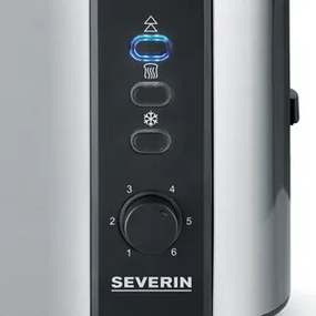 Severin AT 2589 - Hriankovač s dvoma otvormi 800W/230V nerez/čierna