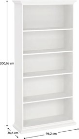 Regál Phung 79864 (biela). Vlastná spoľahlivá doprava až k Vám domov. 1119648