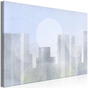 Artgeist Obraz - Modern City (1 Part) Wide - First Variant Veľkosť: 120x80, Verzia: Na talianskom plátne