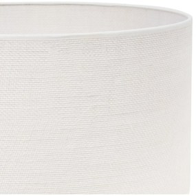 Závesné svietidlo Juta, 1x biele jutové tienidlo, (fi 40cm), w