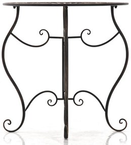 Kovový stôl Indra - Bronzová