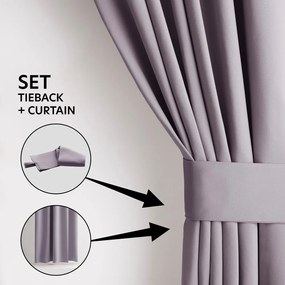 Zatemňovací termo záves staroružový 140x270 cm Pleat – Restilo