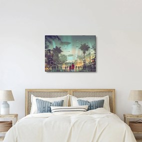 Obraz - mesto v budúcnosti (70x50 cm)