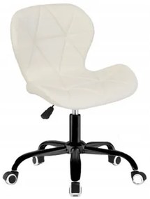 Ergonomické kancelárske otočné kreslo – ekokoža sivá