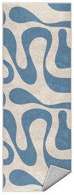 Modrý prateľný behúň 60x230 cm Blue Latte – Mila Home
