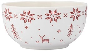 Altom Porcelánová miska Grenlandia 13 cm, 600 ml, červená