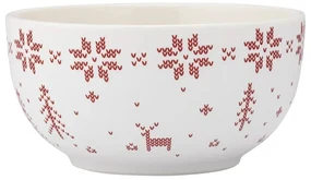 Altom Porcelánová miska Grenlandia 13 cm, 600 ml, červená