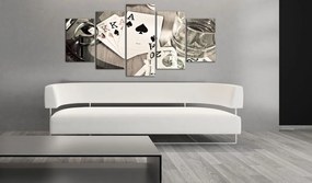 Artgeist Obraz - Poker night Veľkosť: 225x112.5, Verzia: Premium Print