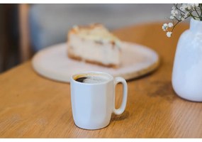 Biele hrnčeky na espresso z kameniny v súprave 2 ks 80 ml Fuori – Vialli Design