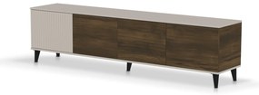 TV stolek Random 200 cm kašmír/ořech