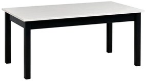 Jedálenský stôl Laveta 1 (biela + čierna) (pre 4 osoby). Vlastná spoľahlivá doprava až k Vám domov. 1040821