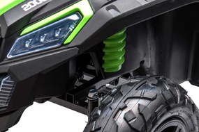 LEAN CARS Batériový vozík STRONG A032 zelený