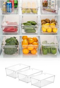 Plastový organizér do chladničky 3 ks - Hermia