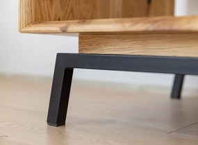 PROXIMA.store - Konferenčný stolík z masívneho dubu - MODERN LOFT FARBA: dub