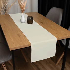Biante Dekoračný behúň na stôl BKU-110 Slonová kosť 35x160 cm