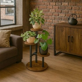 Stojan na kvety MIGUEL RUSTIC dub