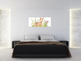Obraz - Malý srnček (120x50 cm)
