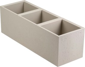 Květináč na kolečkách BETONIQUE 90x30 cm béžový