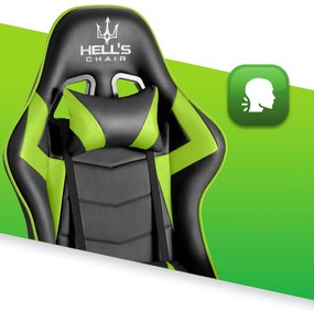 Hells Herná stolička Hell's Chair HC-1007 Green